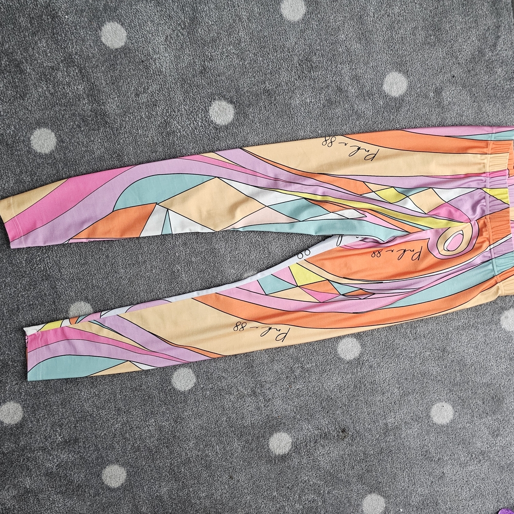 Vibrant Multicolor Patterned Leggings